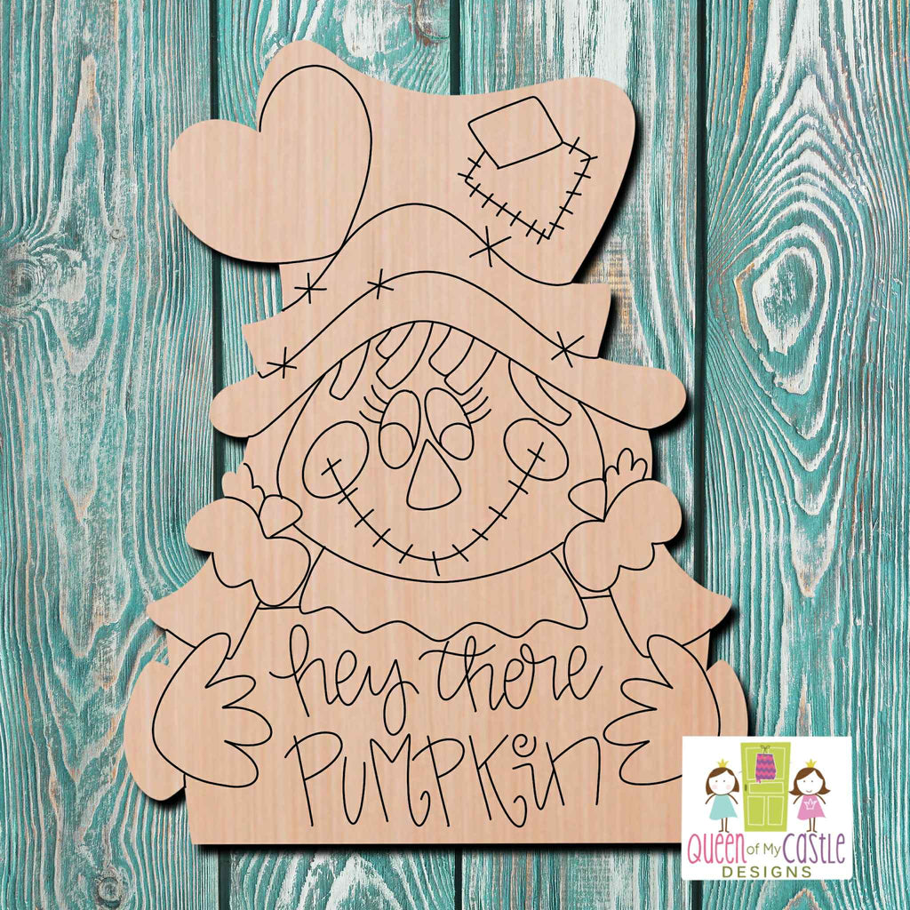 QOMC Scarecrow Wooden Cutout