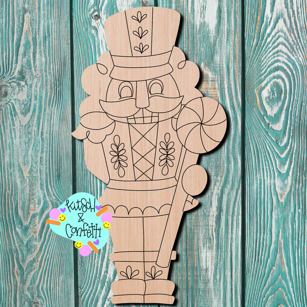 Kitsch & Confetti Nutcracker Wooden Cutout