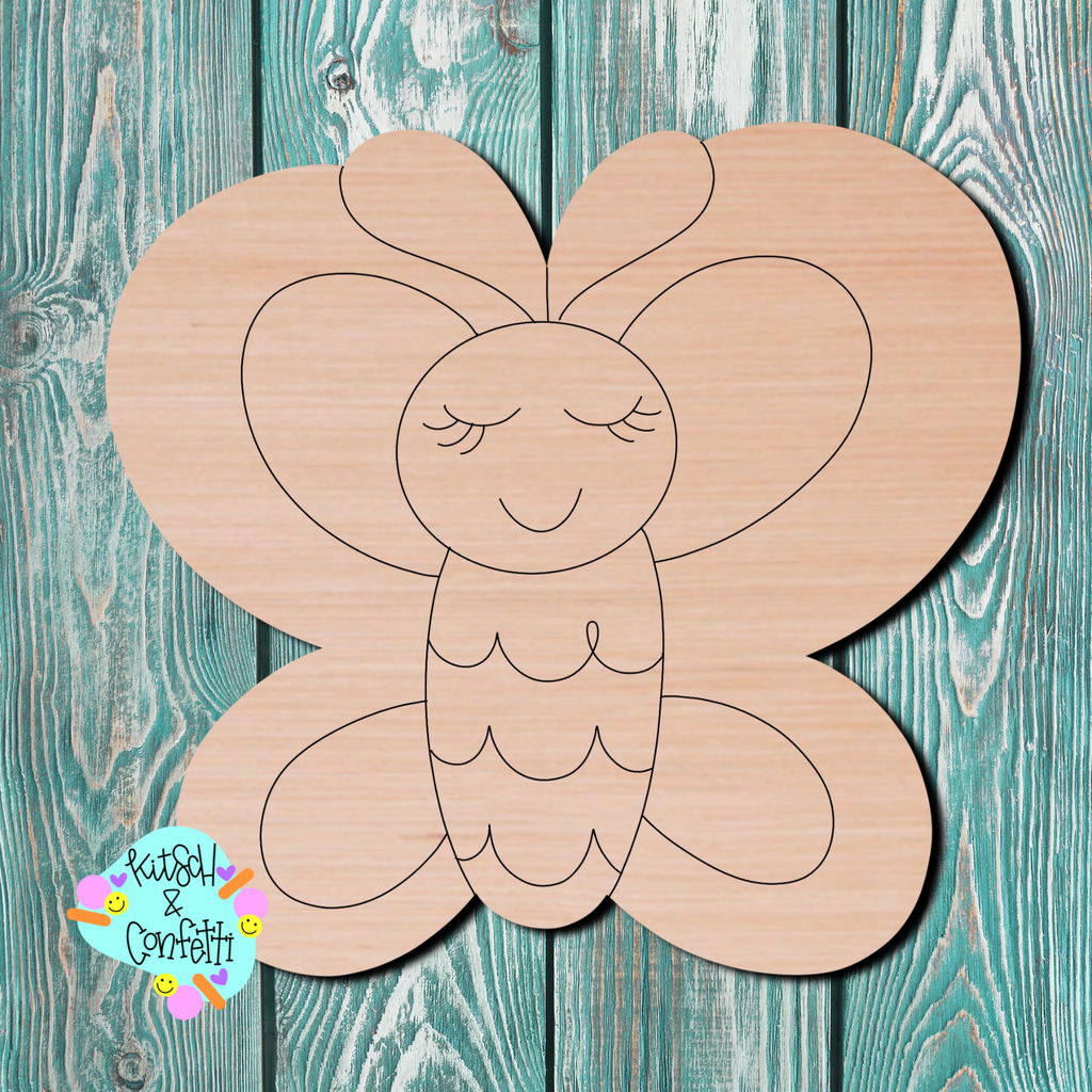Butterfly Wooden Blank