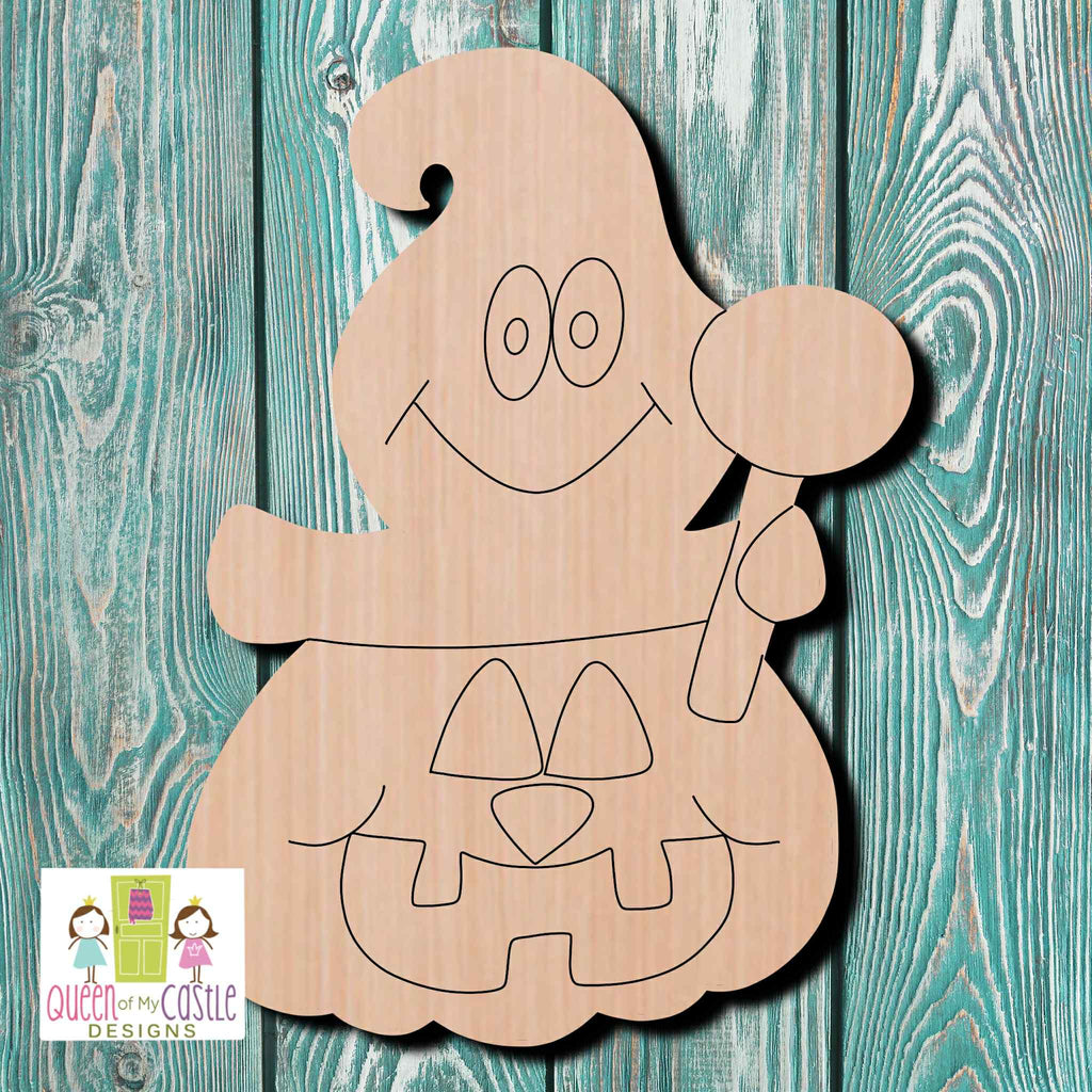 QOMC Ghost Wooden Cutout