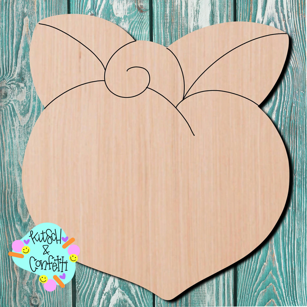 Peach Wooden Blank