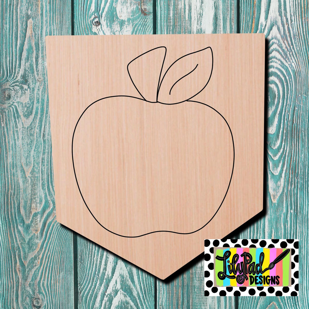 Lilypad Designs Teacher Apple