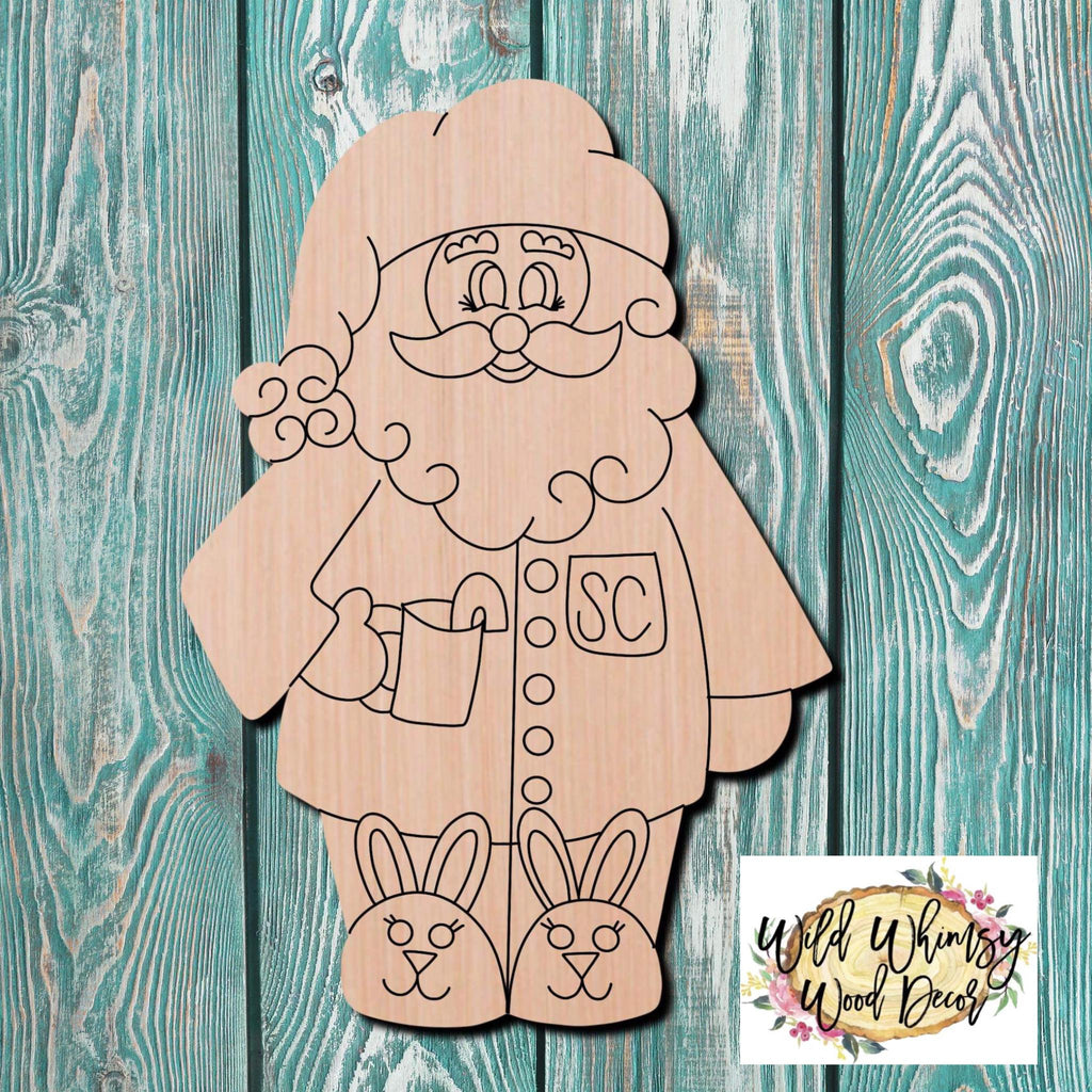 Wild Whimsy Wood Santa