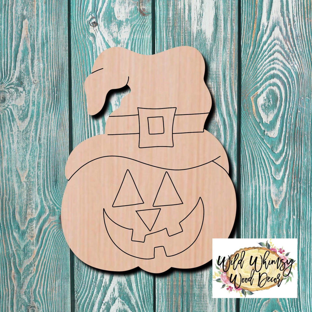 Wild Whimsy Wood Decor Jack O Lantern