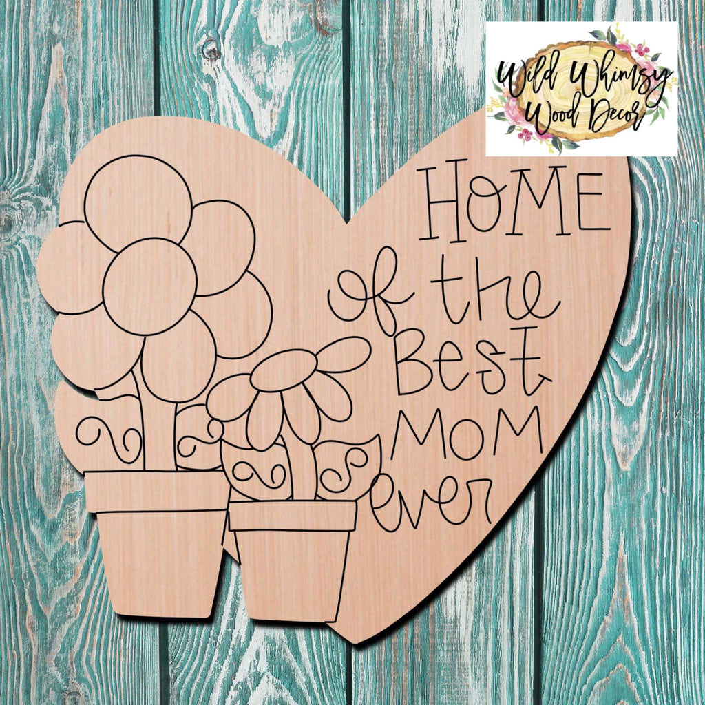 Wild Whimsy Wood Decor Mother's Day Flowers