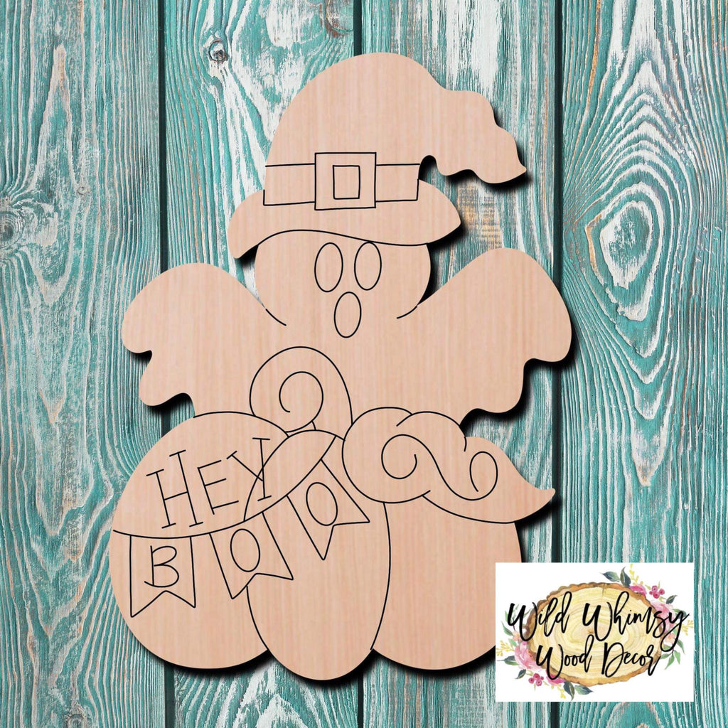 Wild Whimsy Wood Decor Ghost