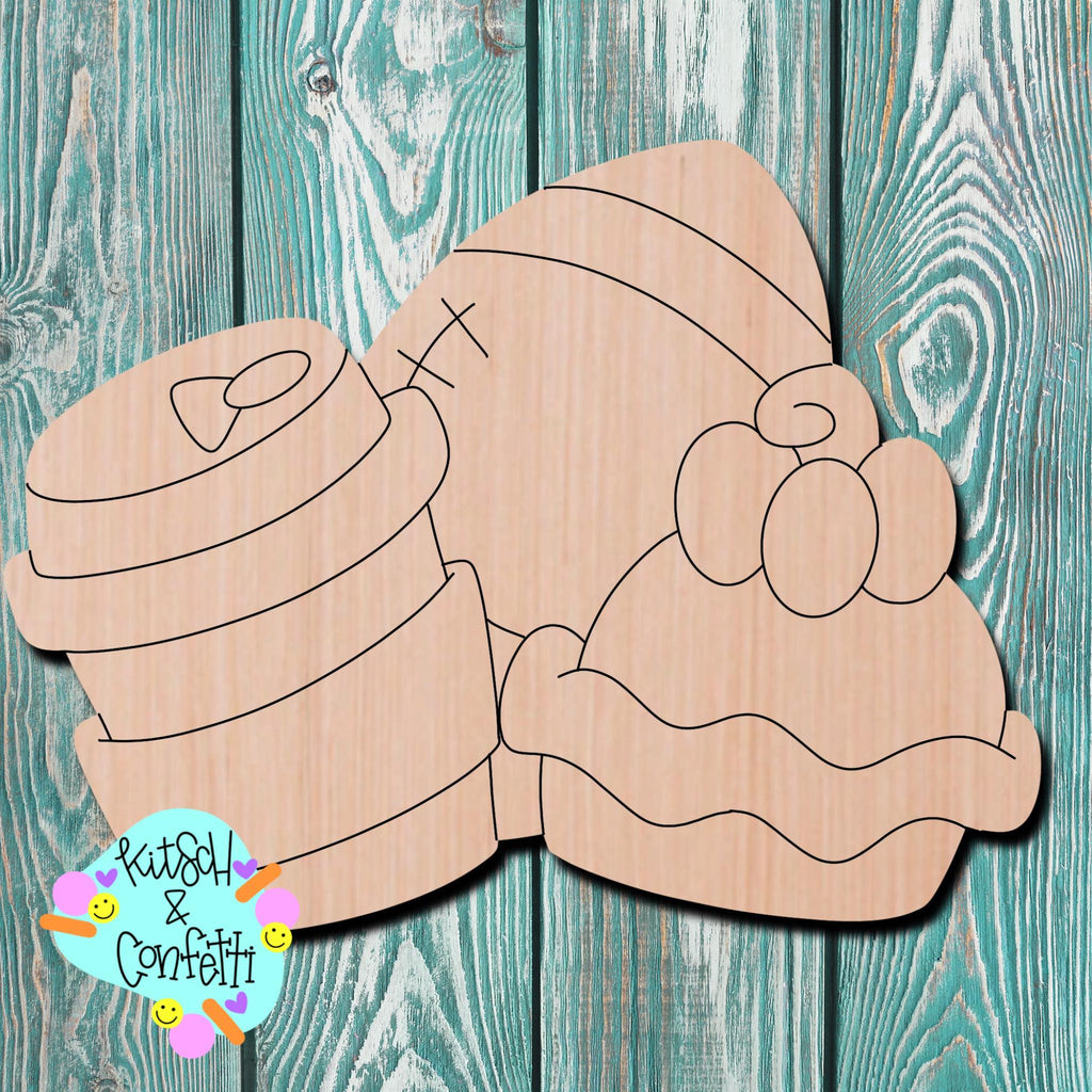 Kitsch & Confetti Fall Trio Wooden Cutout