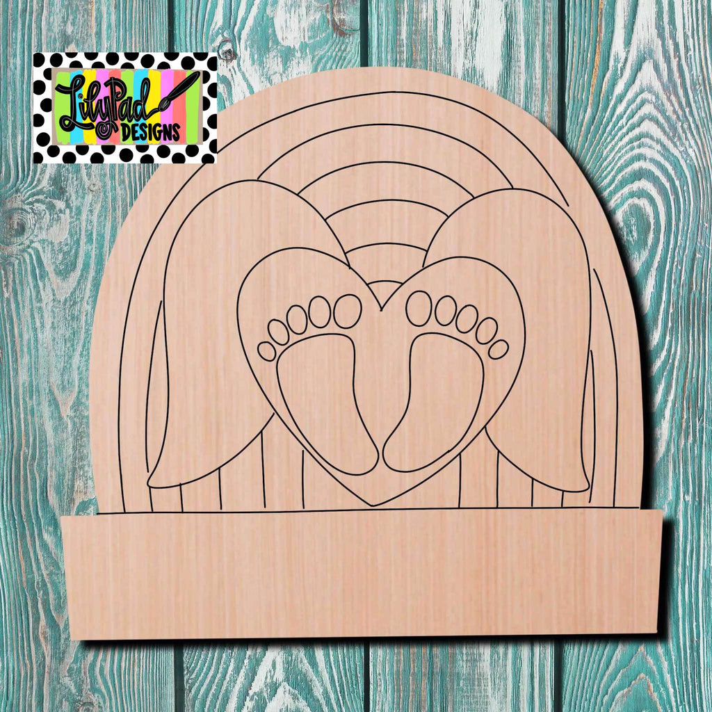 Lilypad Designs Pregnancy Loss Wooden Cutout