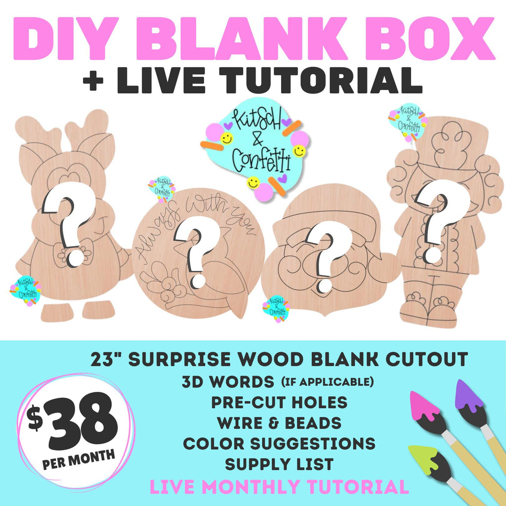 DIY Blank Box + Live Tutorial