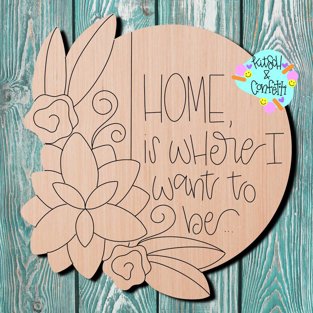 Kitsch & Confetti Succulent Wooden Cutout
