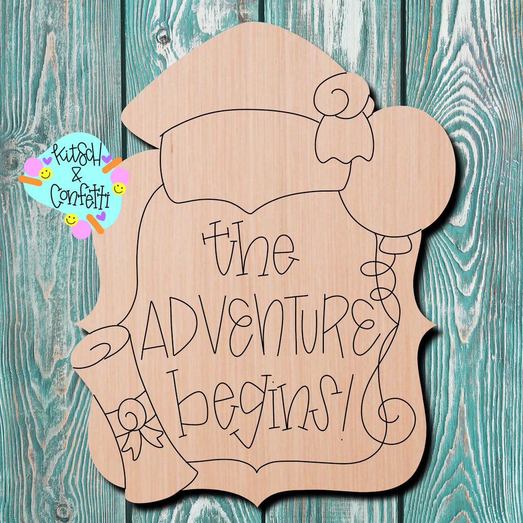Kitsch & Confetti Graduation Wooden Cutout