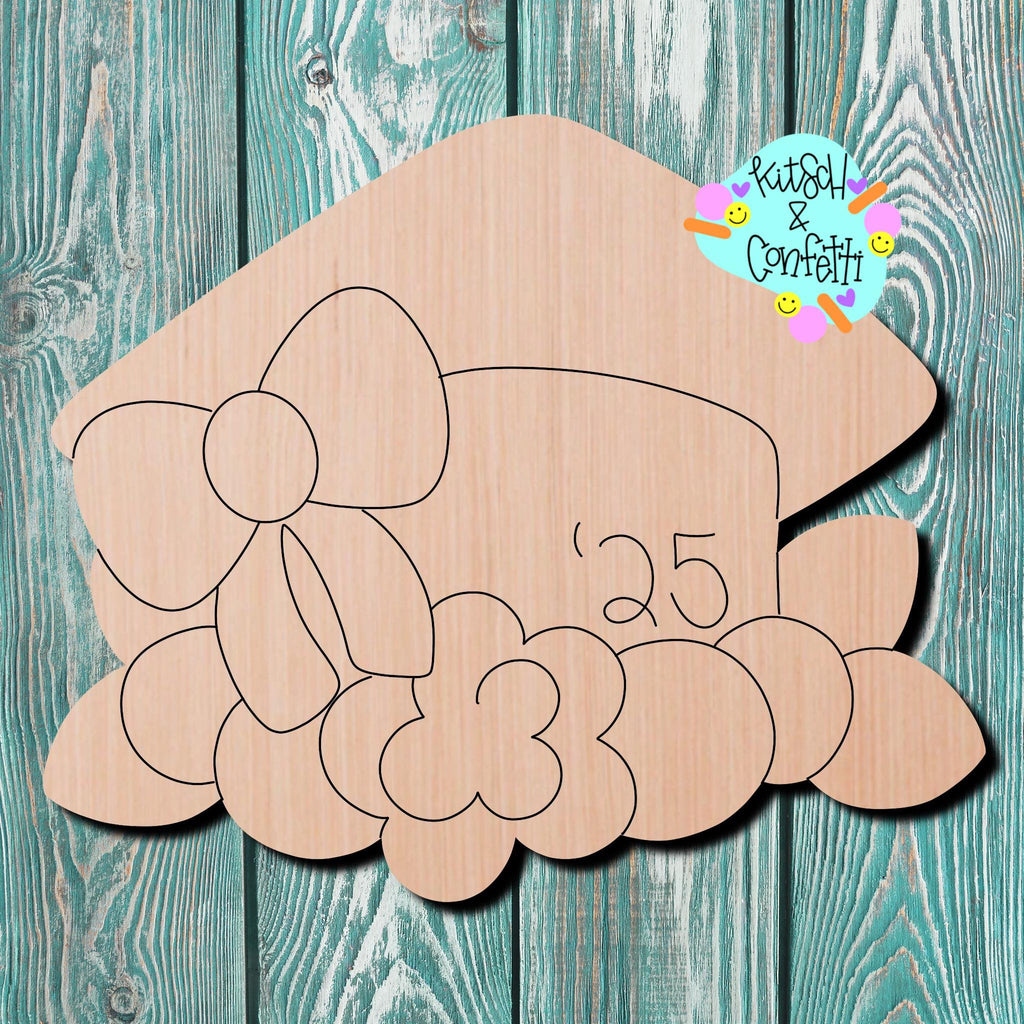 Kitsch & Confetti Graduation Wooden Cutout