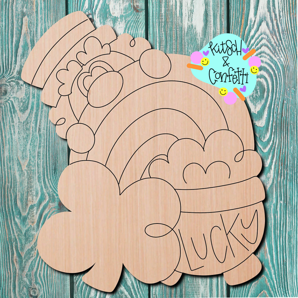 Kitsch & Confetti St Patricks Day Wooden Cutout