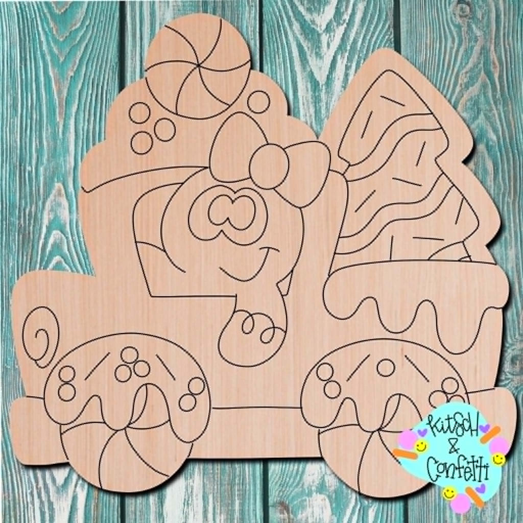 Kitsch & Confetti Gingerbread Truck