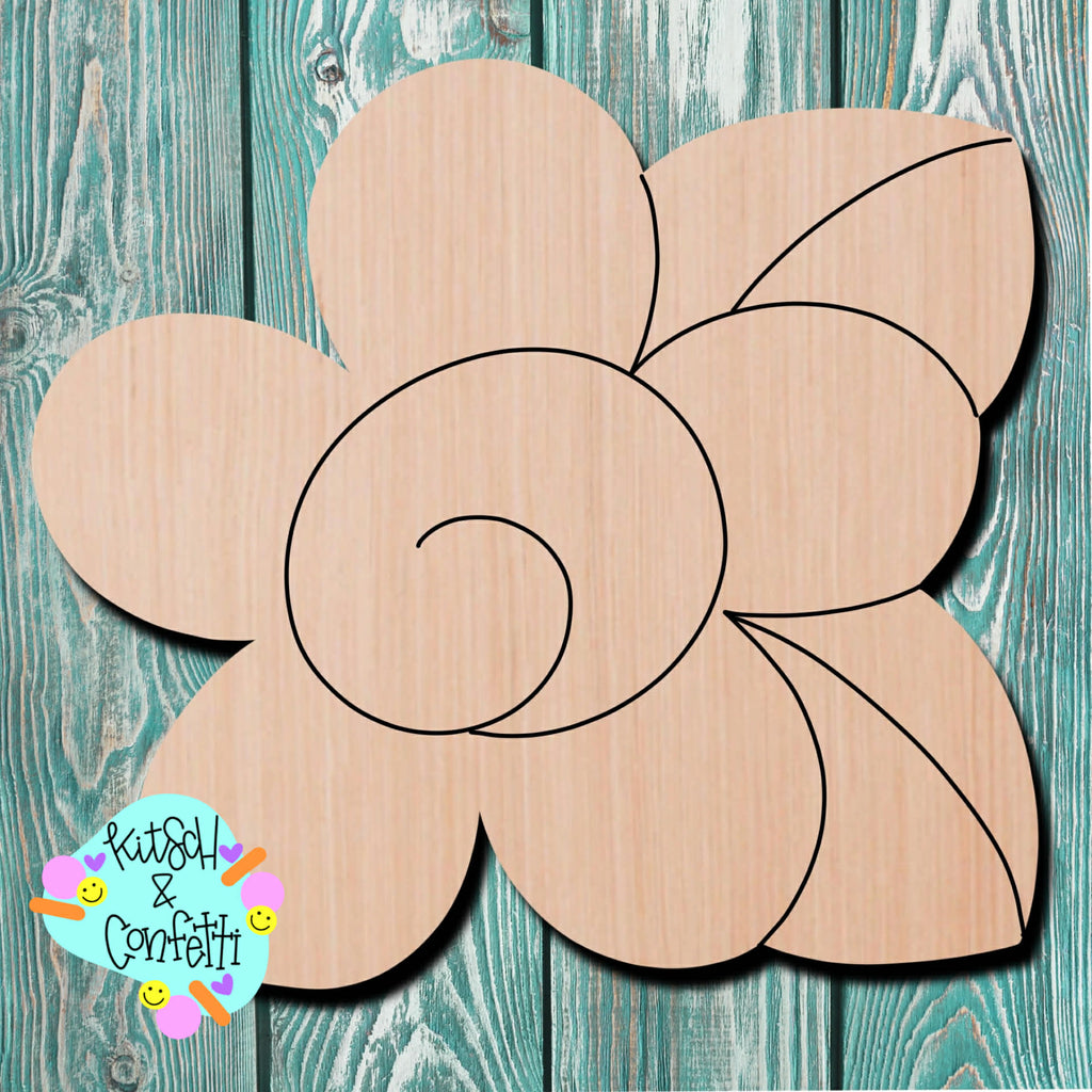 Kitsch & Confetti Flower Wooden Cutout