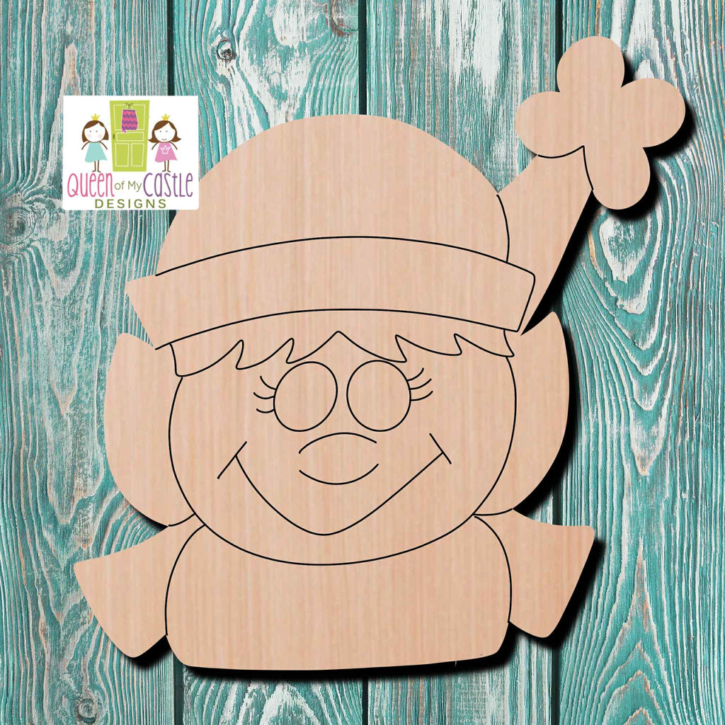 QOMC Elf Wooden Cutout