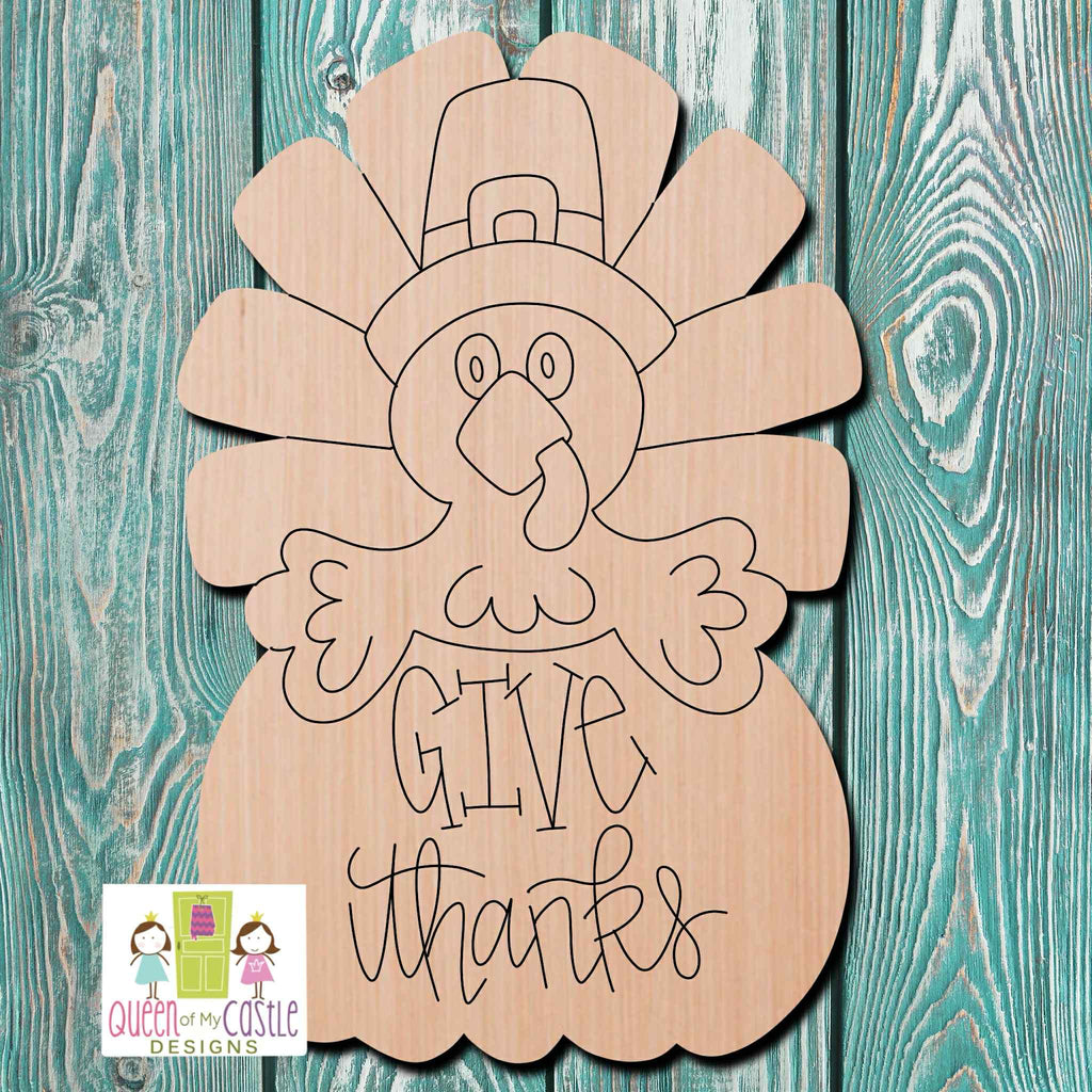 QOMC Turkey Wooden Cutout