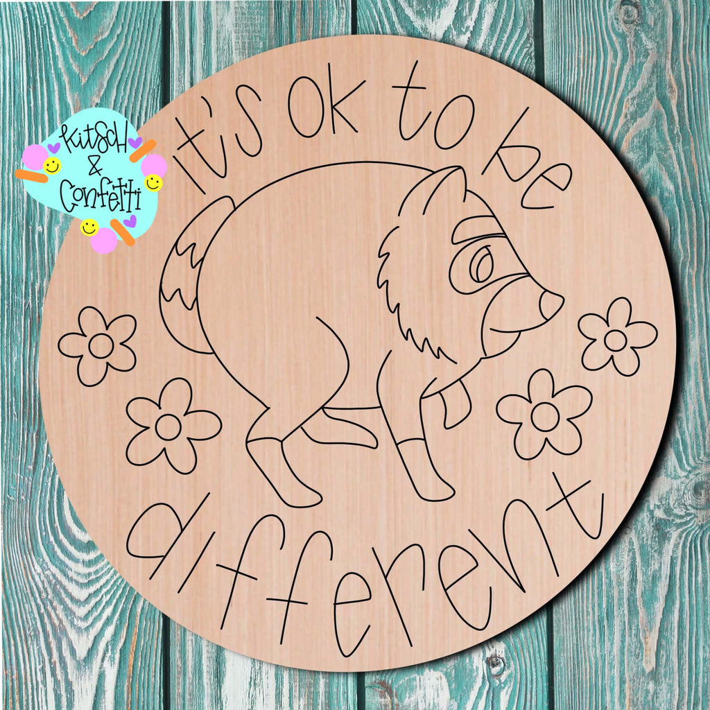 Kitsch & Confetti Jimothy Wooden Cutout
