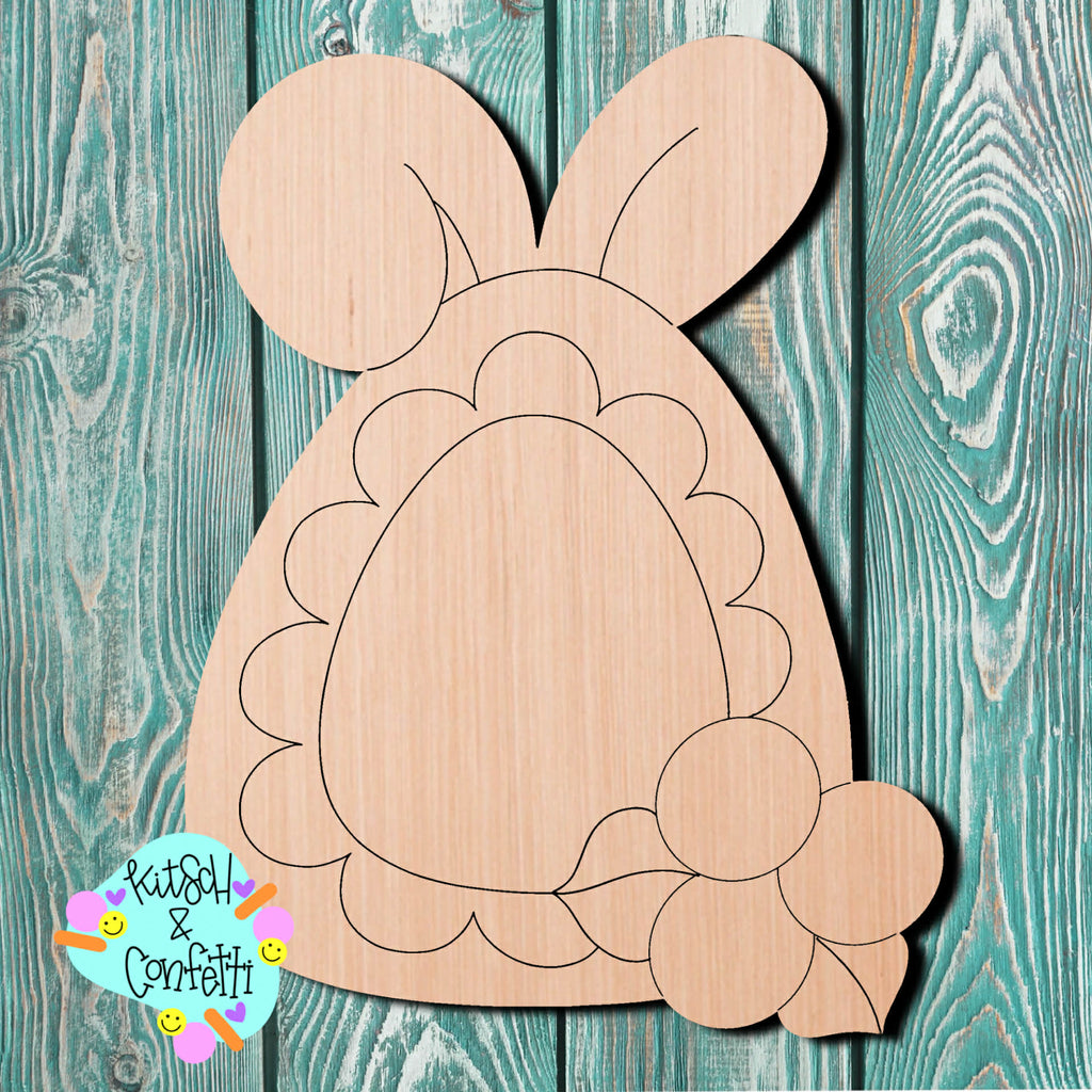 Kitsch & Confetti Easter Egg Wooden Cutout