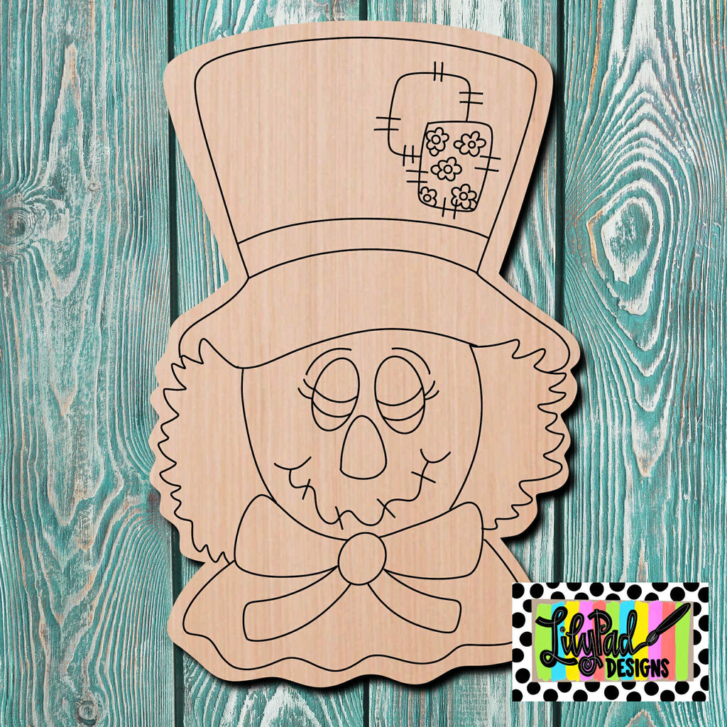 Lilypad Designs Scarecrow Wooden Cutout