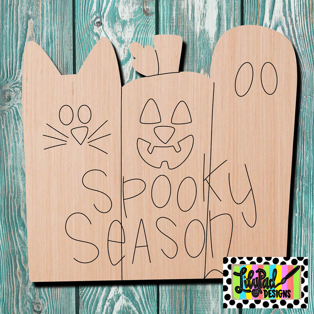 Lilypad Designs Halloween Wooden Cutout