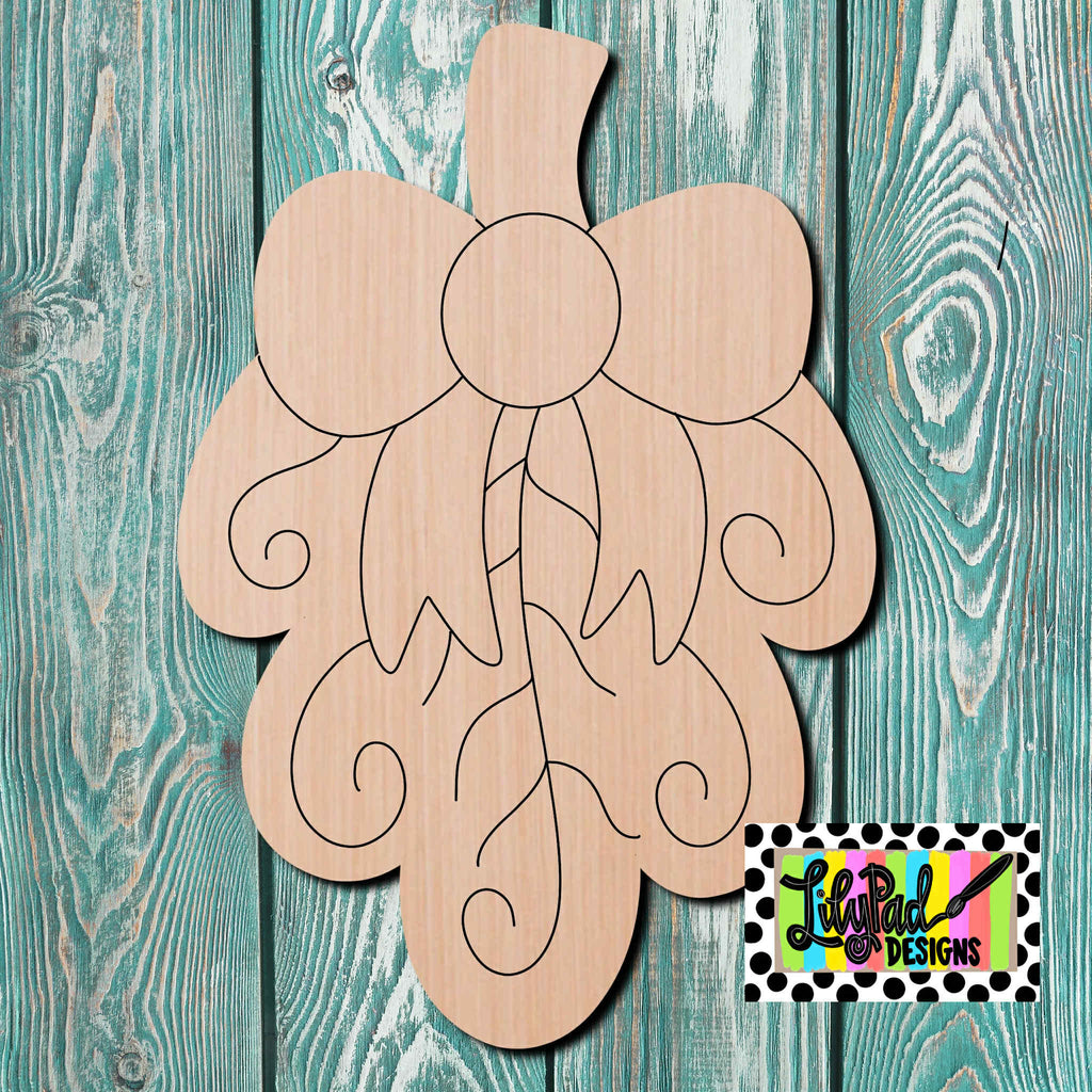 Lilypad Designs Fall Leaf Wooden Cutout