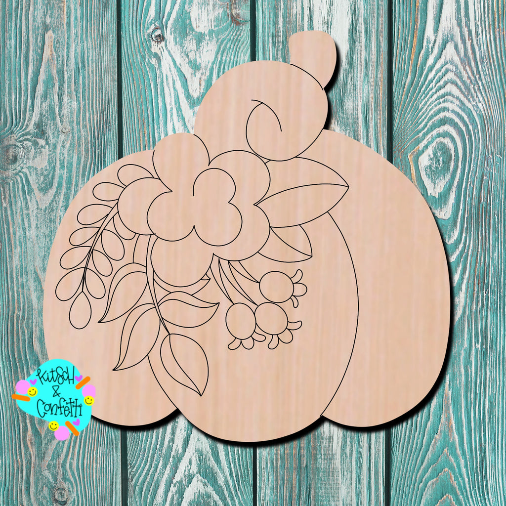 Pumpkin Wooden Cutout