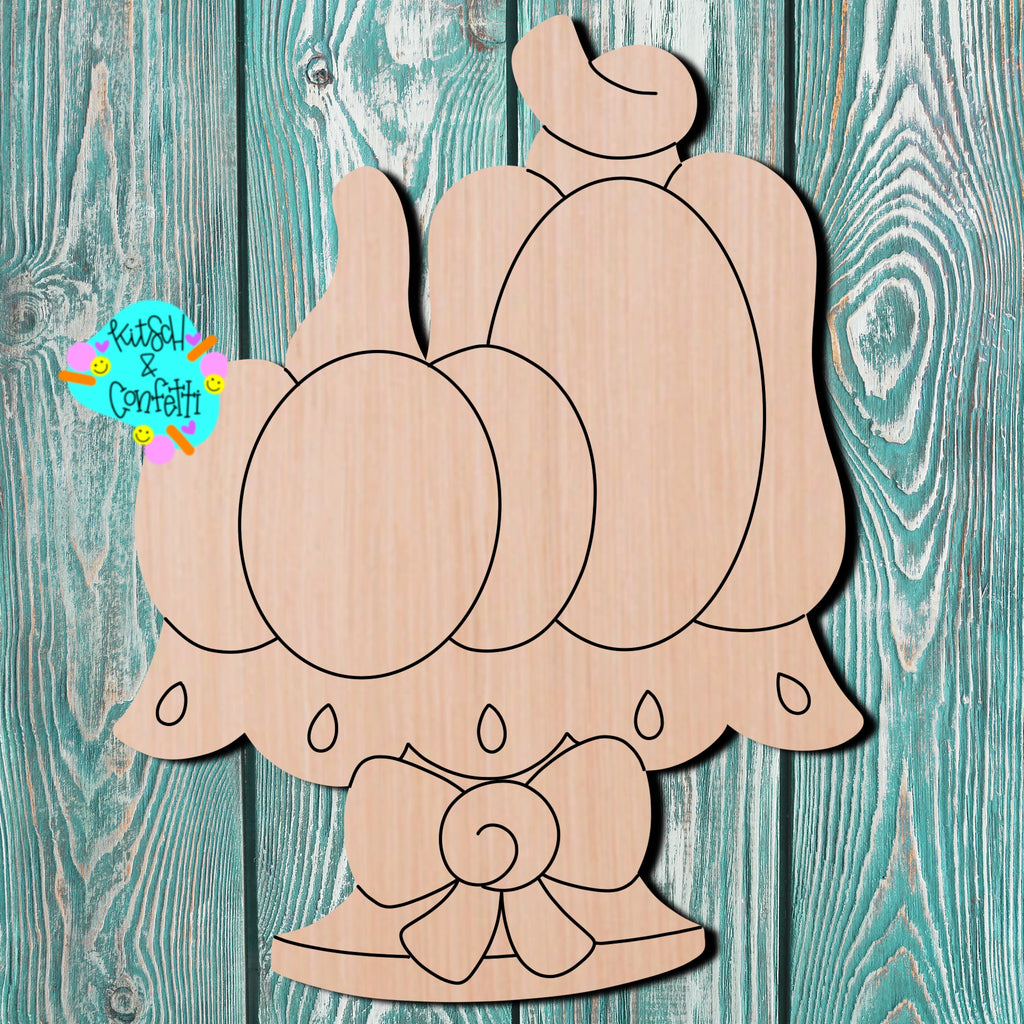 Pumpkin Tray Wooden Cutout