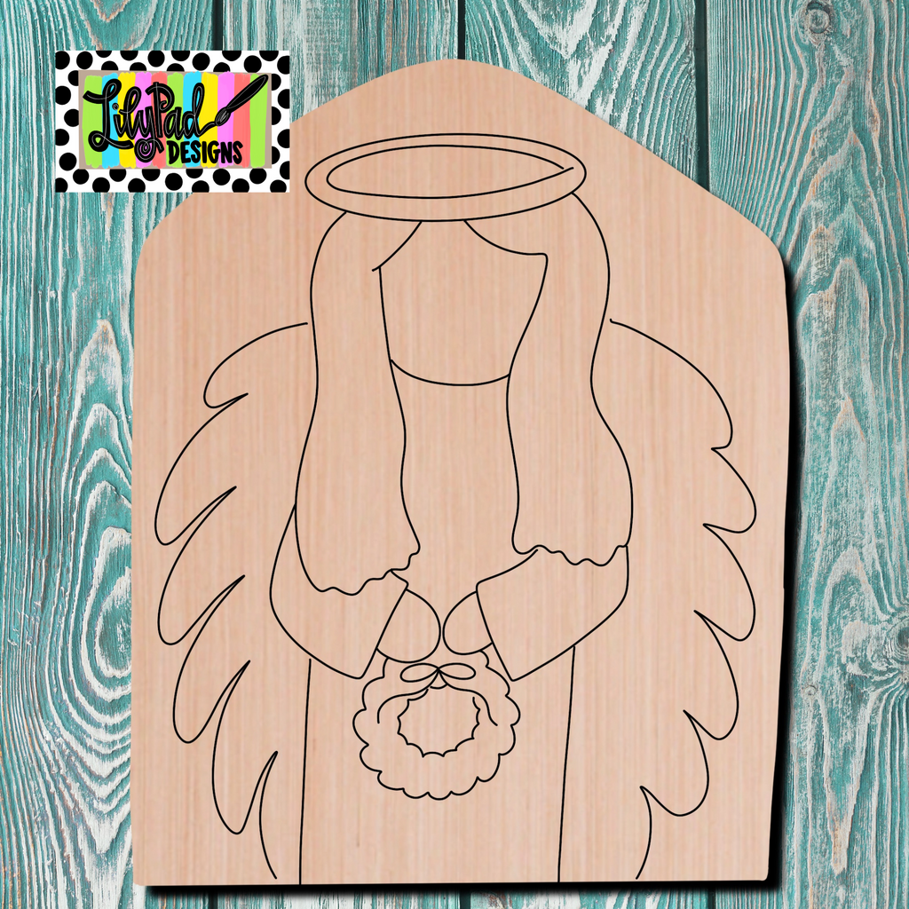 Lilypad Designs Angel Wooden Cutout