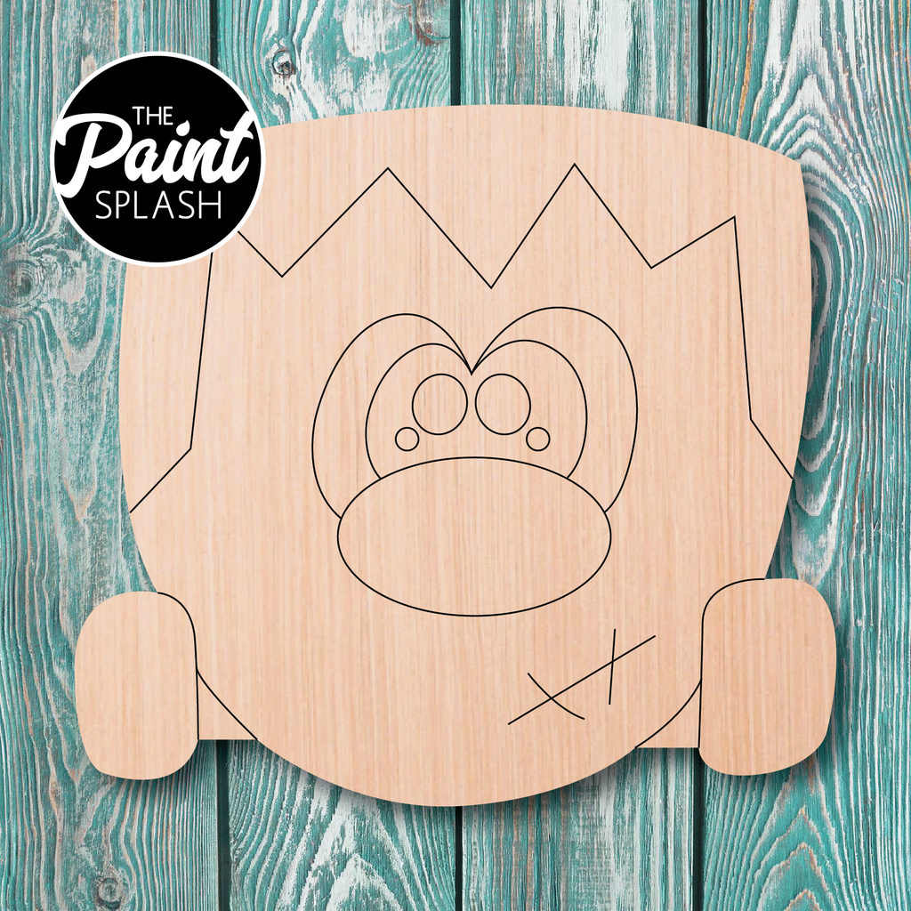 The Paint Splash Frankenstein Wooden Cutout