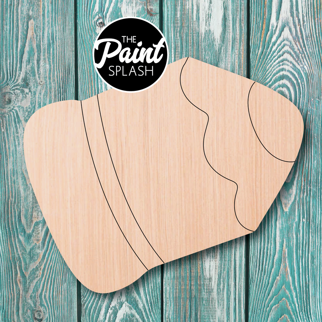 The Paint Splash Pencil Wooden Cutout