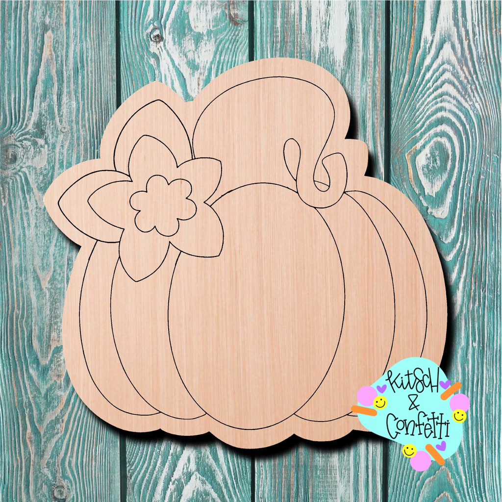 Kitsch & Confetti Sunflower Pumpkin