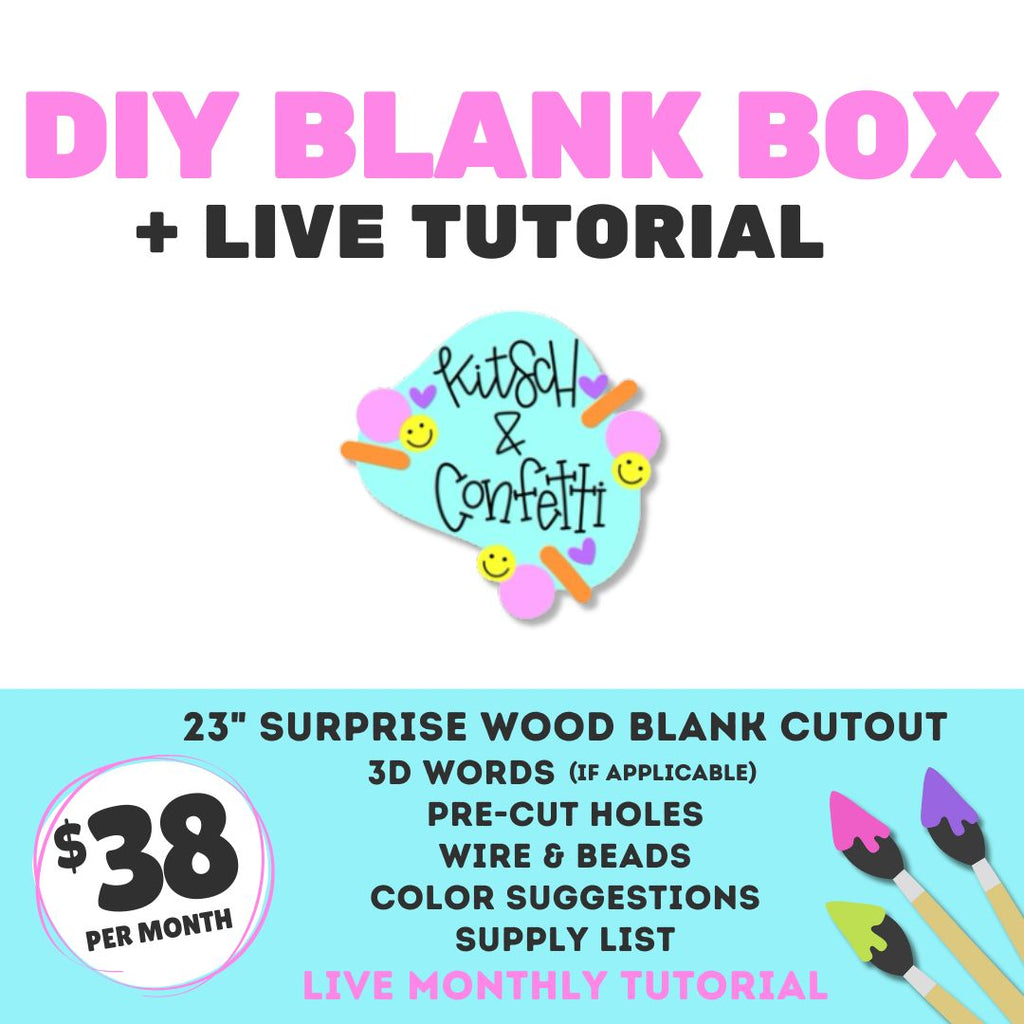 DIY Blank Box + Live Tutorial