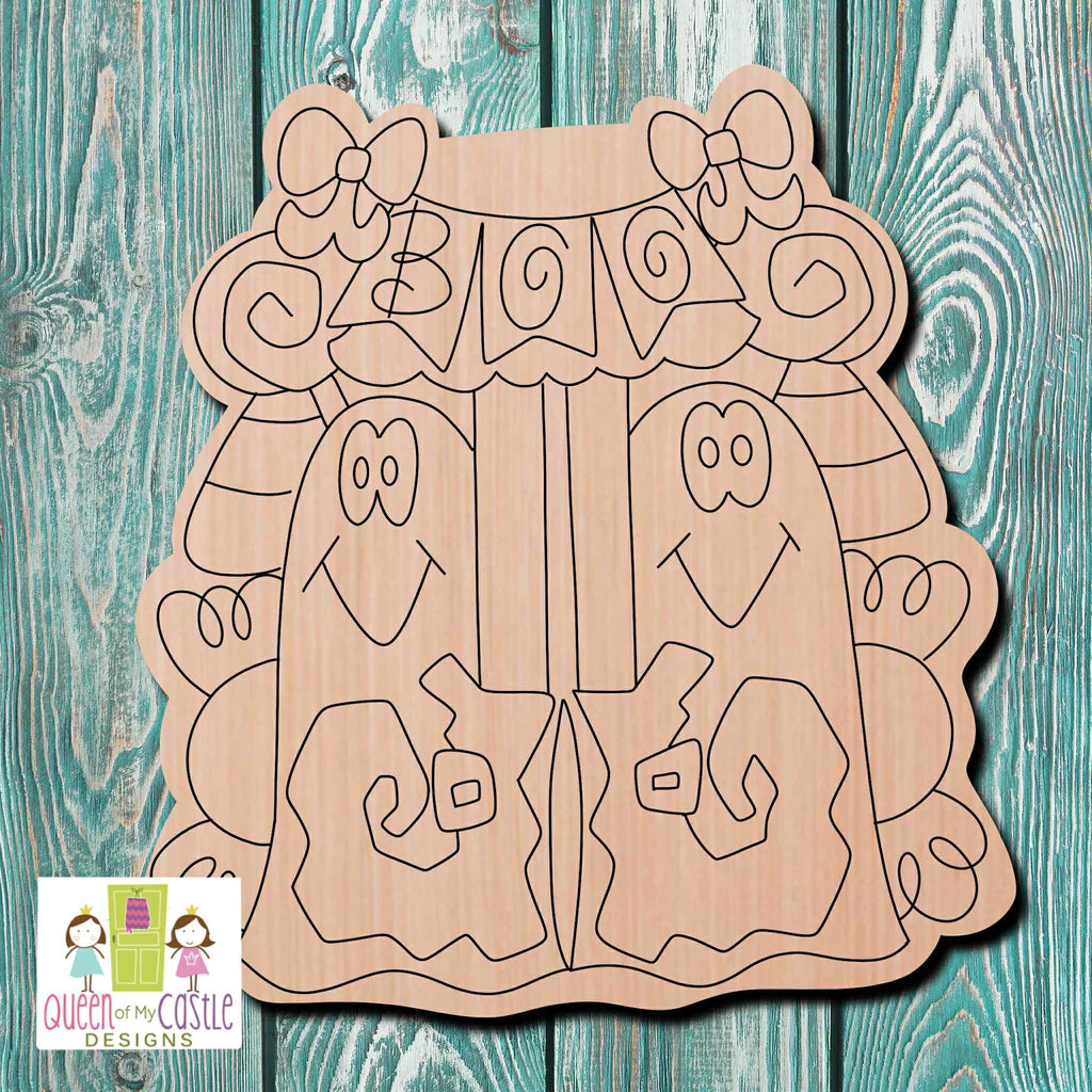 QOMC Witch Wooden Cutout