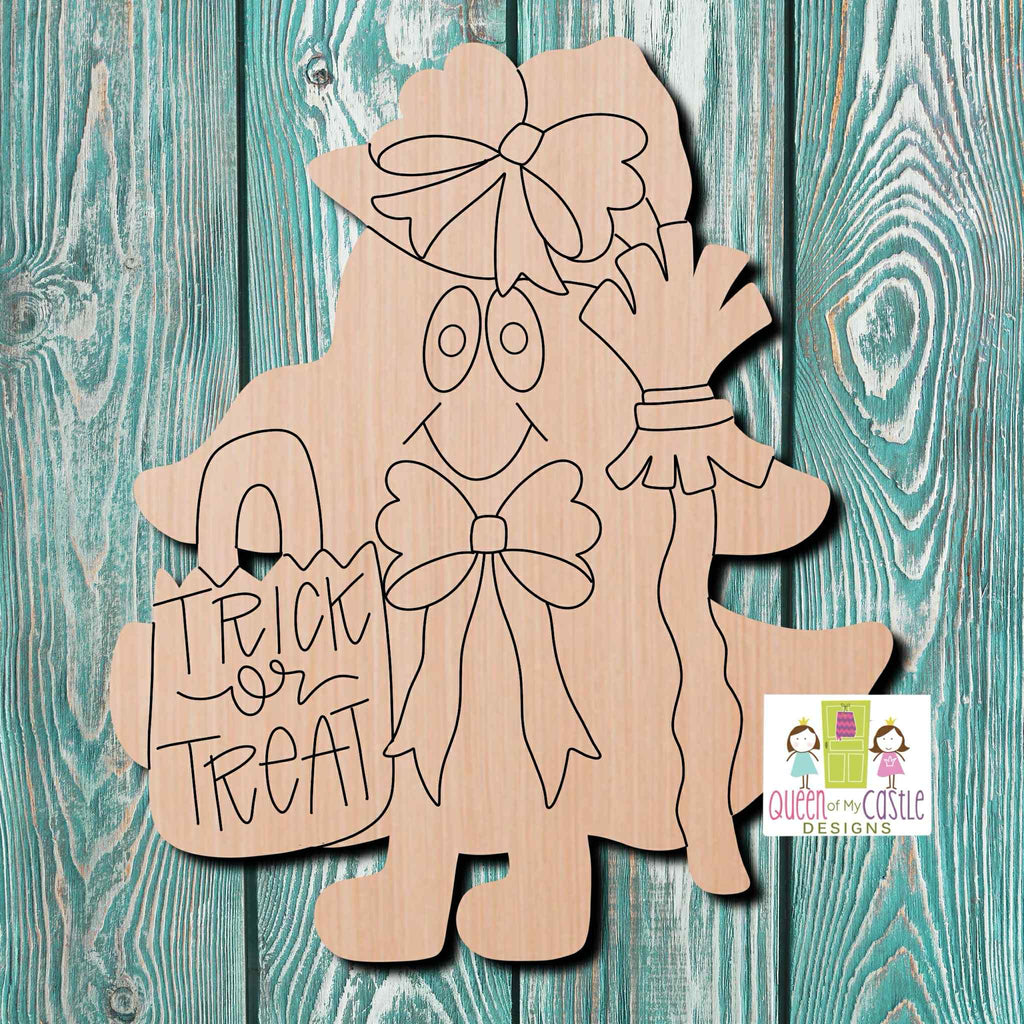 QOMC Ghost Wooden Cutout