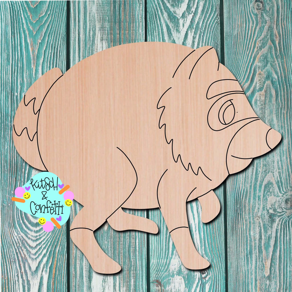Kitsch & Confetti Jimothy Wooden Cutout