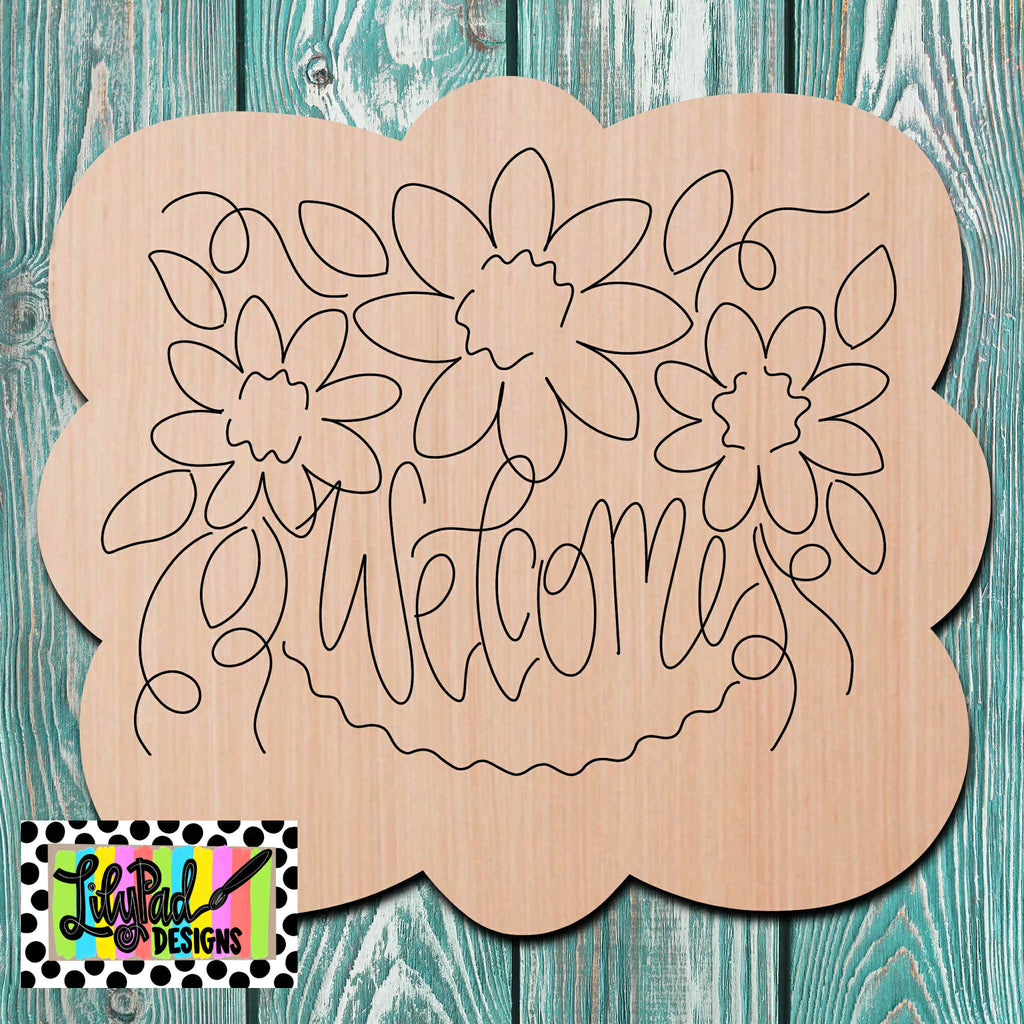 Lilypad Designs Sunflower Wooden Cutout