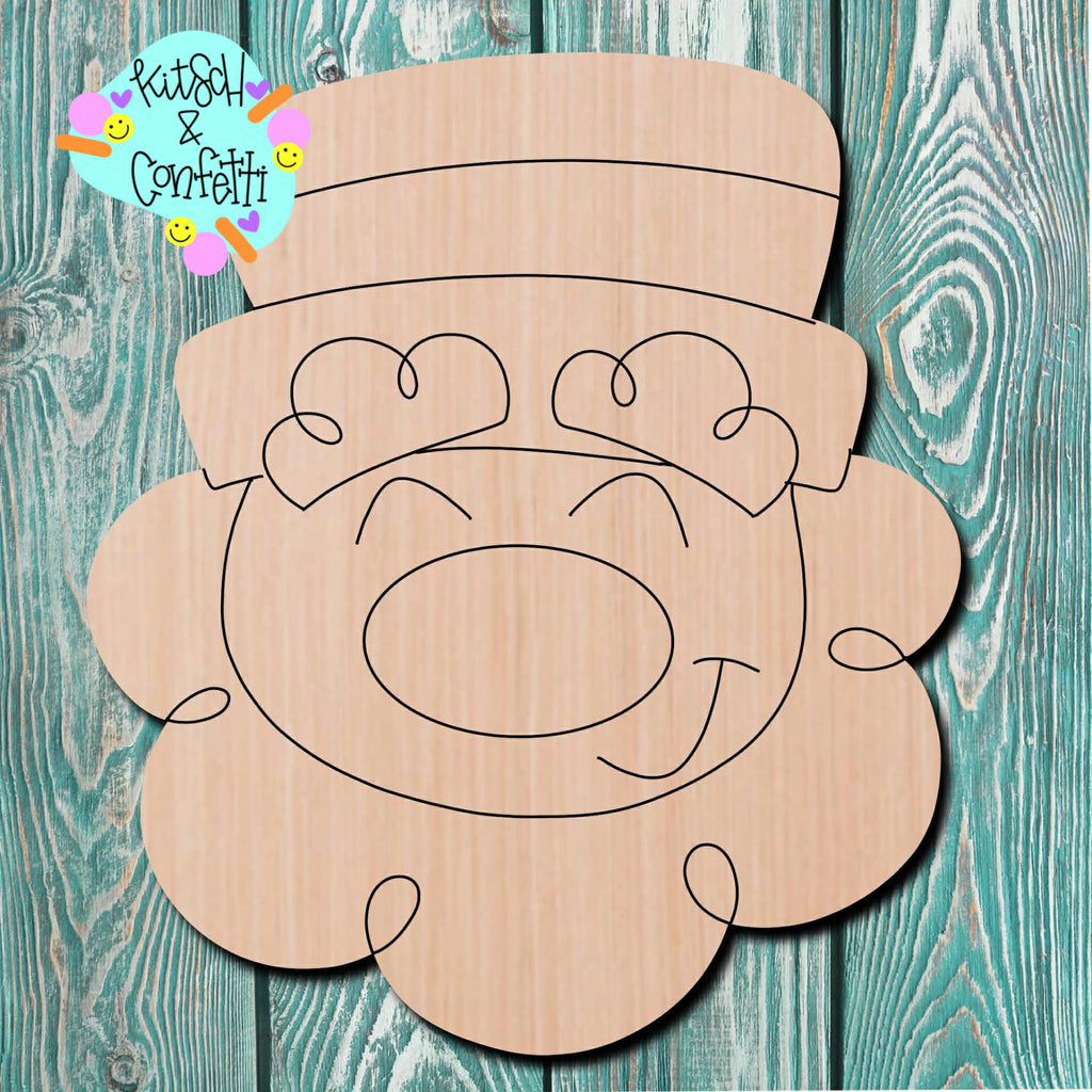 Kitsch & Confetti Leprechaun Wooden Cutout