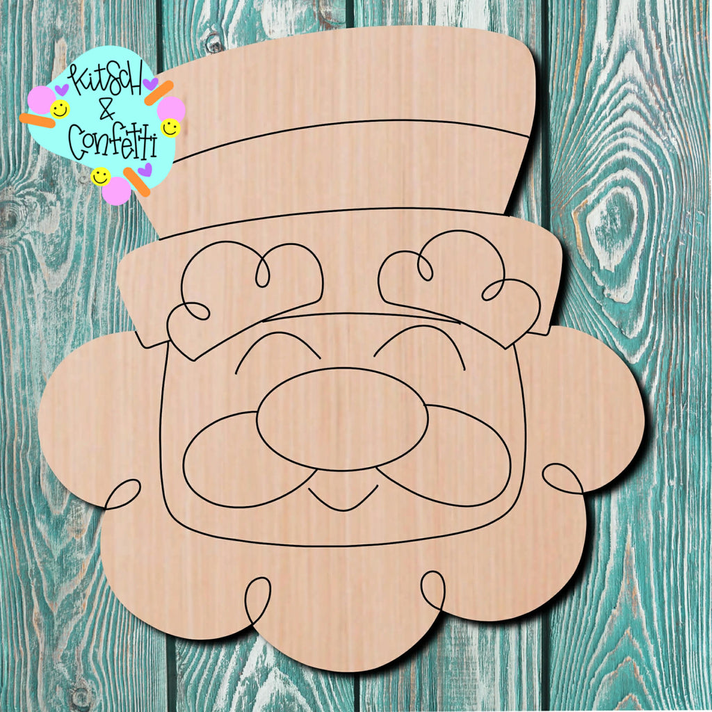 Kitsch & Confetti Uncle Sam Wooden Cutout