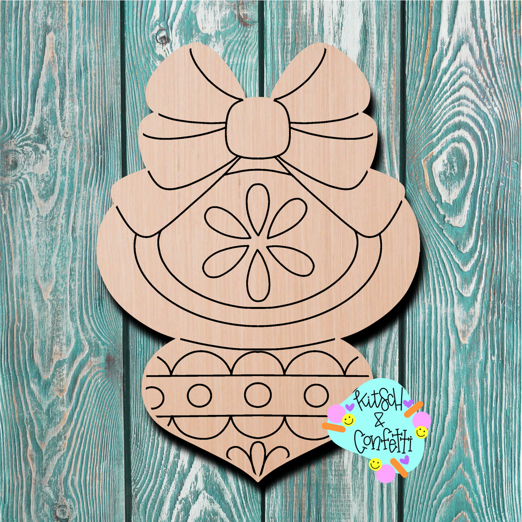 Kitsch & Confetti Christmas Ornament