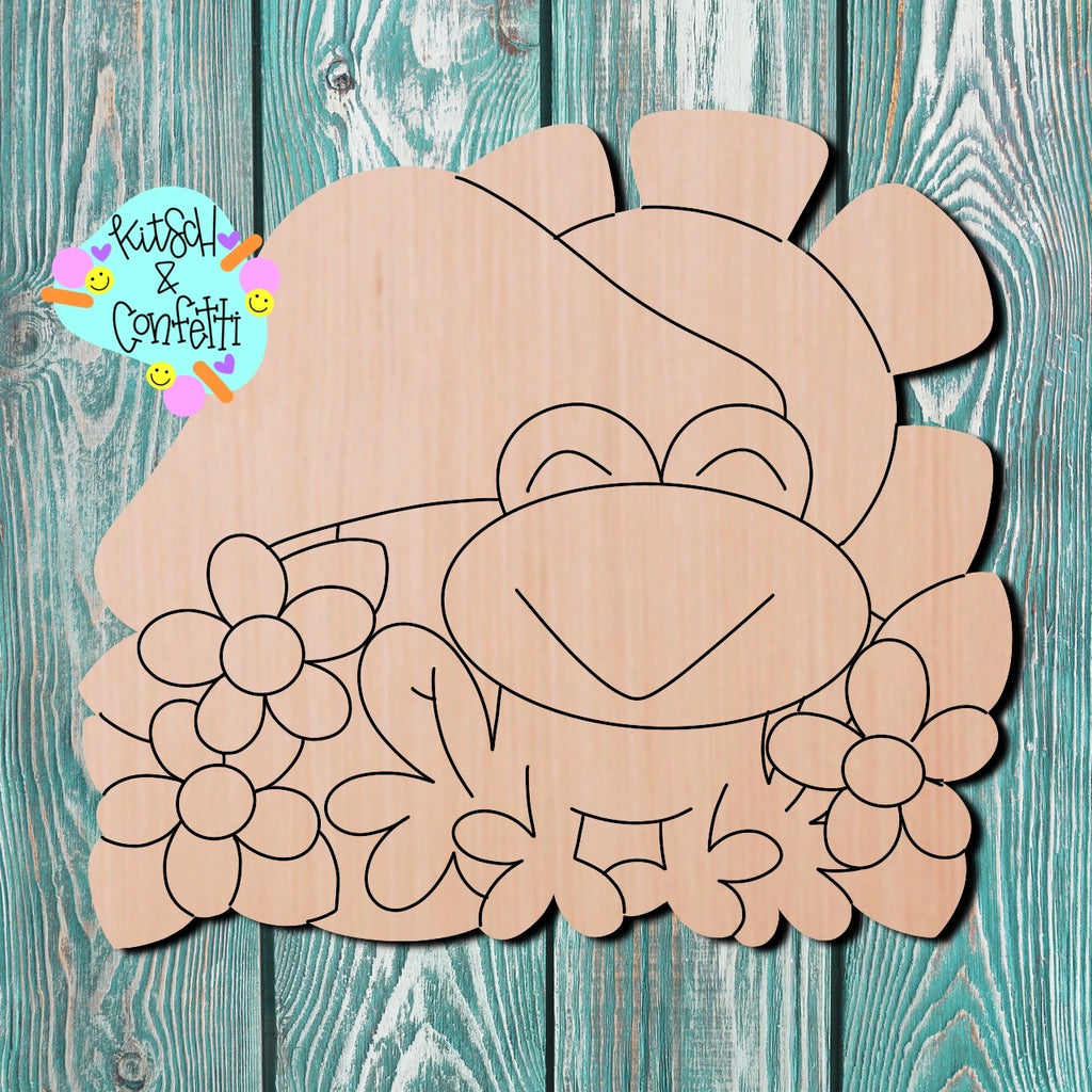 Frog Wooden Blank