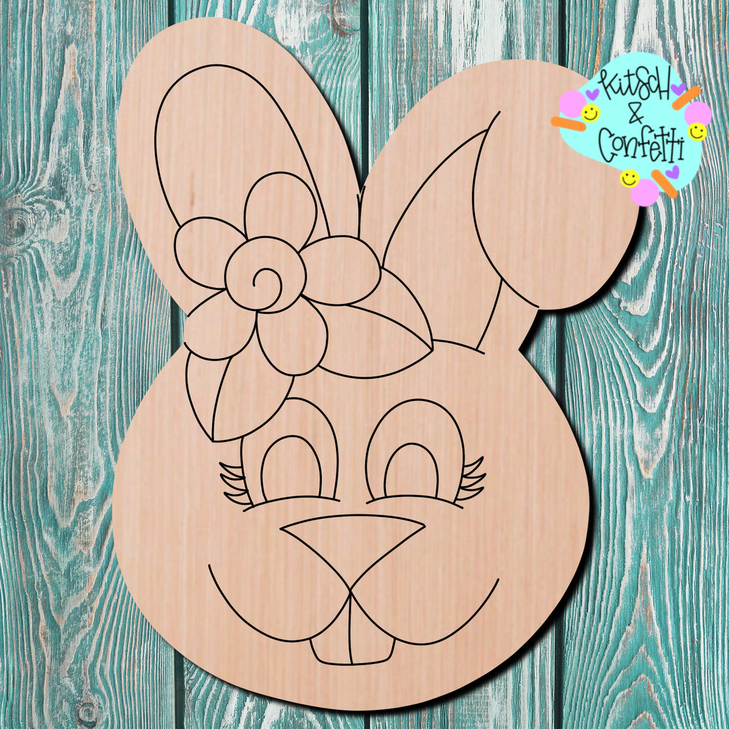 Easter Bunny Wooden Blank